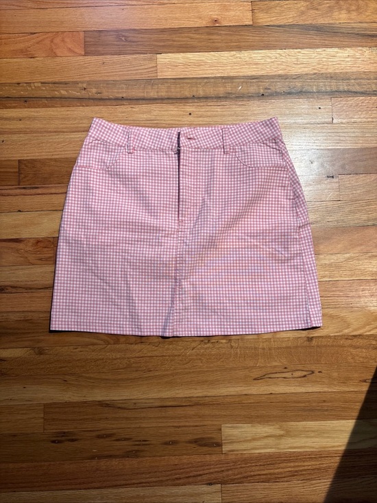 Forever 21 Dresses & Skirts - Forever 21 Pink Gingham A-Line Mini Skirt